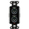 RDL Wall-Mounted Mic/Line Dante Interface 0 X 2 (Black)