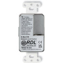 RDL Network Remote Control with LEDS- Dante - Stainless Steel