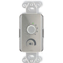 RDL Network Remote Control with LEDS- Dante - Stainless Steel