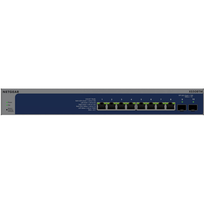 Netgear XS508TM 8-Port 10G Managed Network Switch