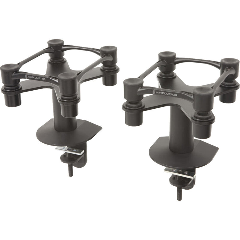 Argosy Pair Speaker Mounts / Aperta 200 Platforms,7.8"W X 10"D, Flex Mount Clamp In Black - 7.75"