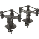 Argosy Pair Speaker Mounts / Aperta 200 Platforms,7.8"W X 10"D, Flex Mount Clamp In Black - 7.75"