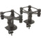 Argosy Pair Speaker Mounts / Aperta 200 Platforms,7.8"W X 10"D, Flex Mount Clamp In Black - 7.75"