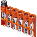 STORACELL Slim Line AA 6-Battery Holder (Orange)