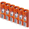 STORACELL Slim Line AA 6-Battery Holder (Orange)