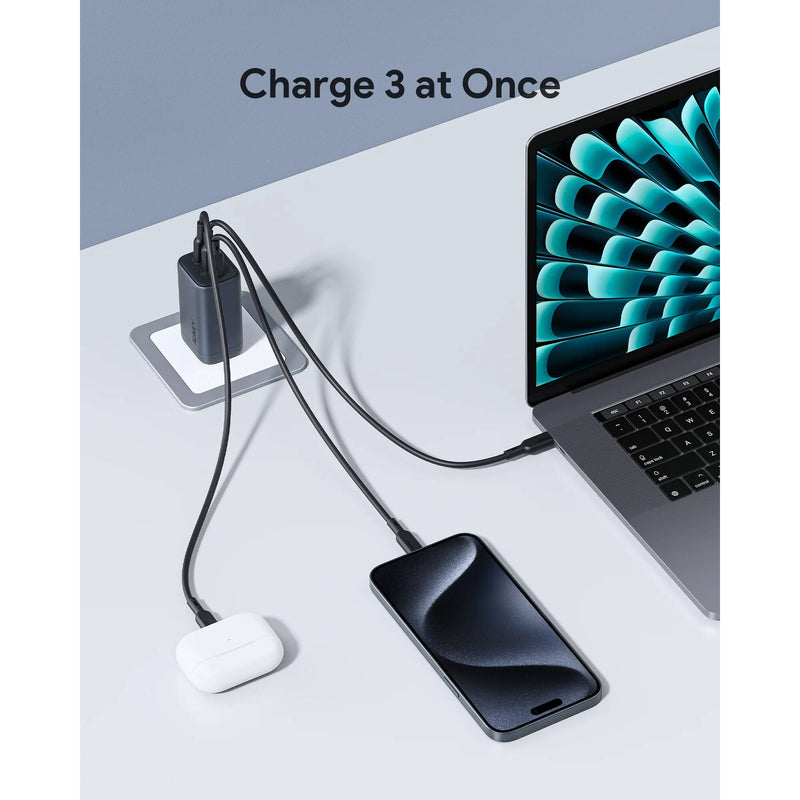 AUKEY 67W 3-Port USB Charger