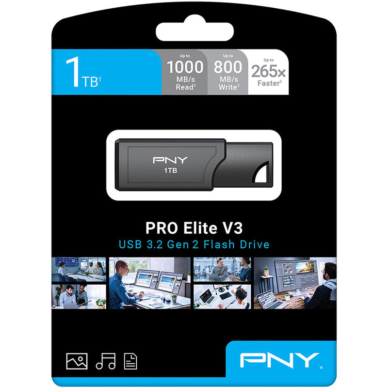 PNY 1TB PRO Elite V3 USB 3.2 Gen 2 Flash Drive