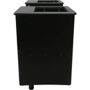 RAB Audio ProRak DJ Suite:2 Standard Size Analog Turntable Wells and 5 Vinyl Storage Compartments (Almond Trim