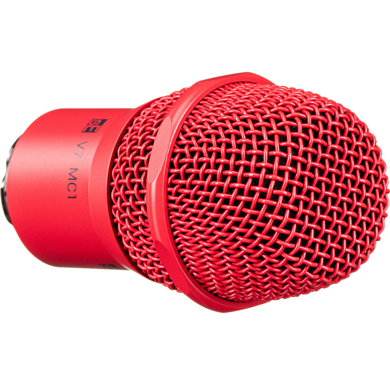 sE Electronics V7 MC1 Supercardioid Dynamic Microphone Capsule for Shure Wireless Handheld Transmitters (Red)