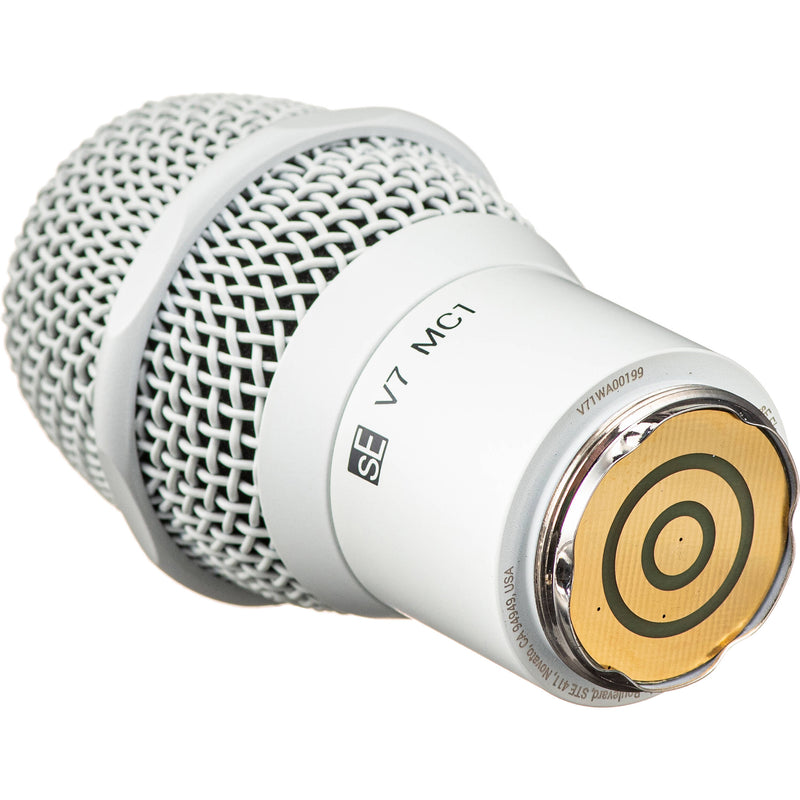 sE Electronics V7 MC1 Supercardioid Dynamic Microphone Capsule for Shure Wireless Handheld Transmitters (White)