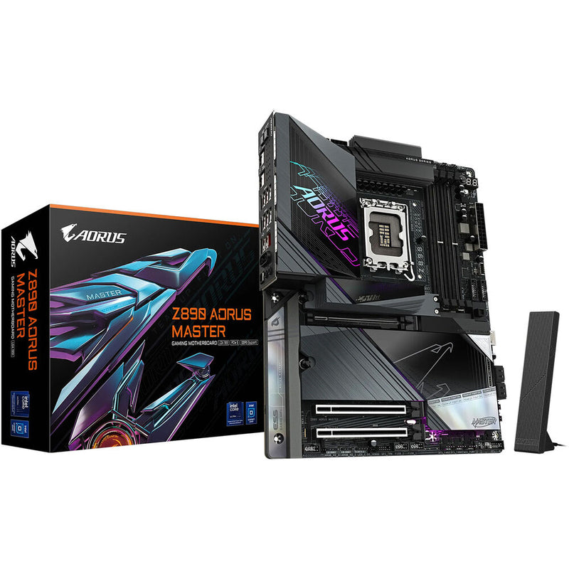 Gigabyte Z890 AORUS MASTER LGA 1851 ATX Motherboard (Matte Black)