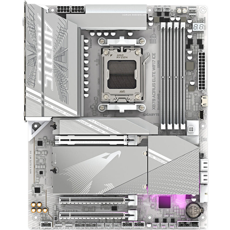 Gigabyte X870 AORUS ELITE WIFI7 ICE AM5 ATX Motherboard