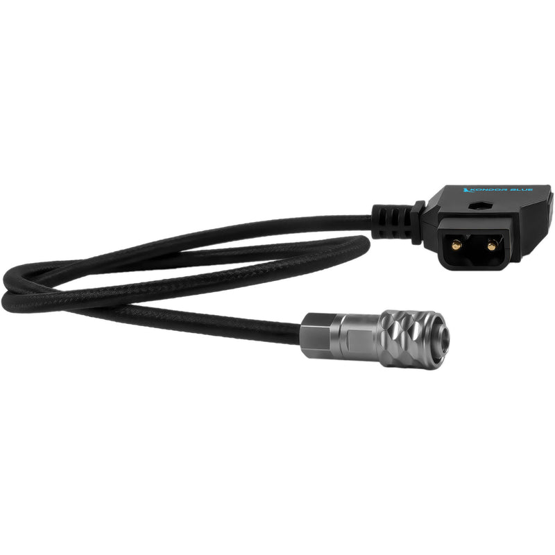 Kondor Blue D-Tap to 2-Pin Power Cable for BMPCC 4K/6K Pro (Raven Black, 20")