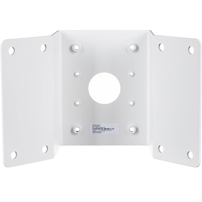 Hanwha Vision SBP-156KMW Corner Mount Adapter for XNP-6400RW, XNP-8300RW, XNP-9300RW (White)