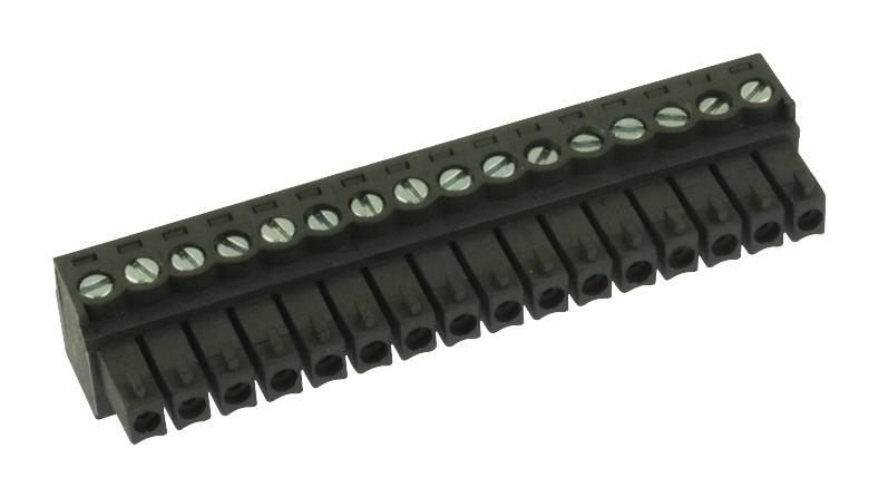 MOLEX 39500-0016 Pluggable Terminal Block, 3.5 mm, 16 Ways, 30AWG to 16AWG, 1.5 mm&sup2;, Screw, 8 A