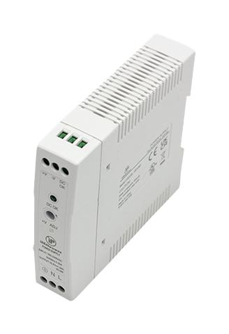 IDEAL POWER 56YSD20L-1201670 AC/DC DIN Rail Power Supply (PSU), ITE, 1 Output, 20 W, 12 VDC, 1.67 A