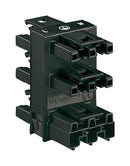 WAGO 770-608 Accessory, Black, Wago Winsta Midi Series Pluggable Connectors, 5 Way Distribution Connector