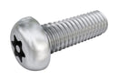 TR FASTENINGS TR00017568-000 Machine Screw, M5, 25 mm, Stainless Steel A2, Button Head Pin Torx