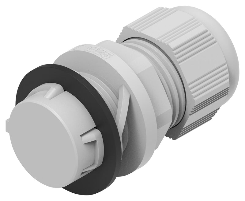 ENTRELEC - TE CONNECTIVITY 1SNG622019R0000 Cable Gland, 8 mm, 17 mm, Nylon 6 (Polyamide 6), Light Grey