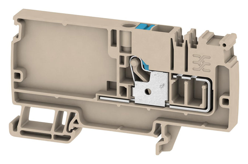 Weidmuller 1988130000 1988130000 DIN Rail Mount Terminal Block 1 Ways 22 AWG 8 6 mm&Acirc;&sup2; Push In 41 A