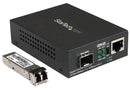 Startech MCM1110MMLC MCM1110MMLC Fibre Media Converter RJ45 1 Gbps 850nm Full-Duplex