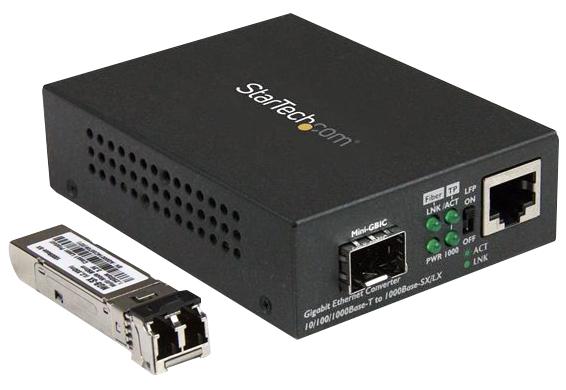 Startech MCM1110MMLC MCM1110MMLC Fibre Media Converter RJ45 1 Gbps 850nm Full-Duplex