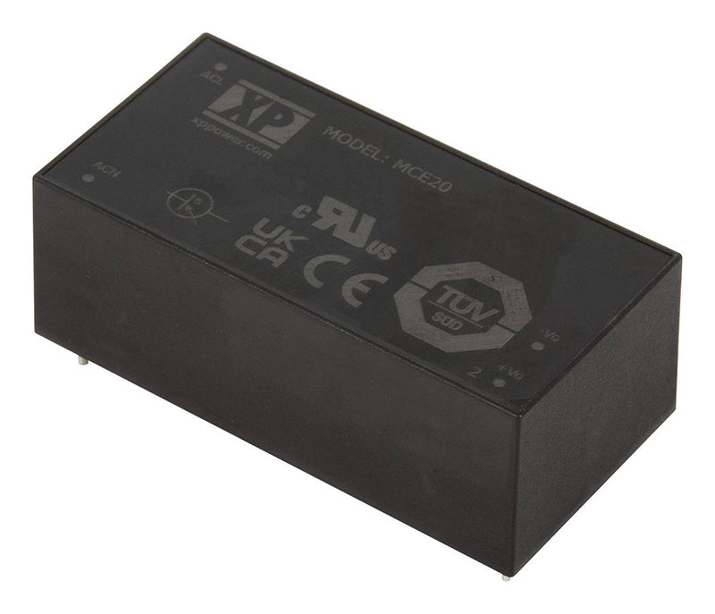 XP POWER MCE20US15. POWER SUPPLY, AC-DC, 15V, 1.32A