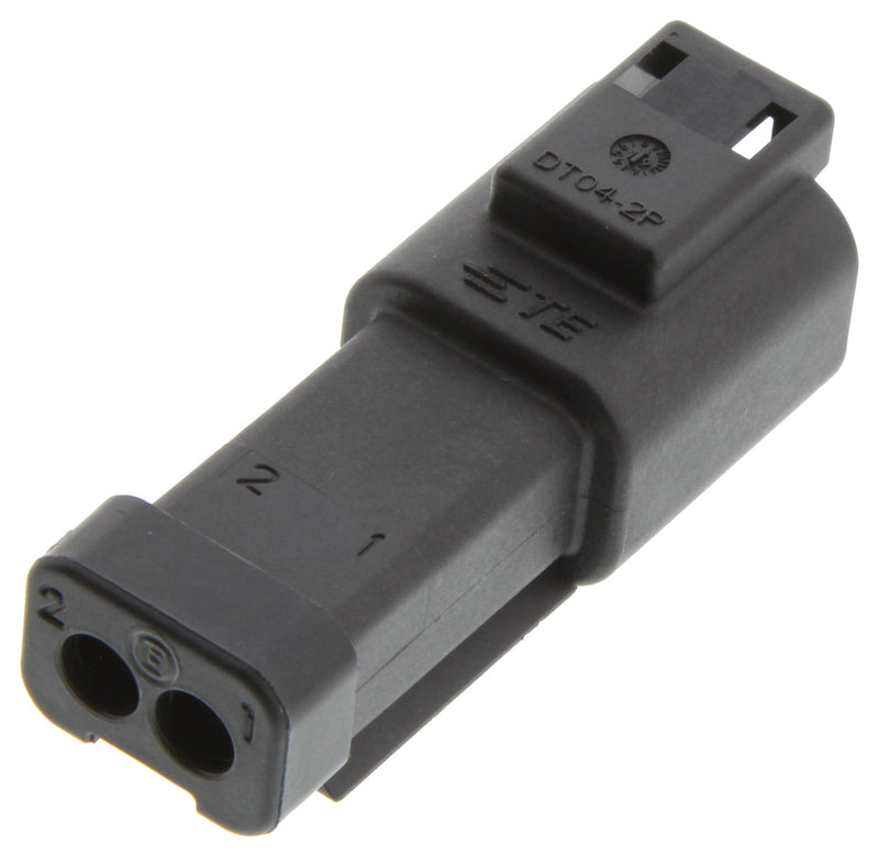 DEUTSCH - TE CONNECTIVITY DT04-2P-CE03 Automotive Connector Housing, DT, Receptacle, 2 Ways, AMP DT Series Size 16 Pin Contacts