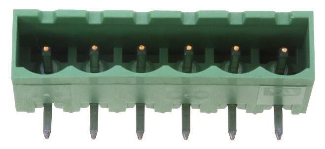 BUCHANAN - TE CONNECTIVITY 796638-6 Standard Terminal Block, Termi-Blok, 6 Contacts, 5.08 mm, Terminal Block, Eurostyle, PCB Mount