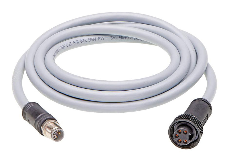 MOLEX 1205050109 Sensor Cable, M12, Mini-Change Receptacle, Micro-Change Plug, 5 Positions, 20 m, 65.6 ft 1LP5030B66M200