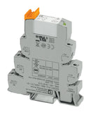 PHOENIX CONTACT 2967060 General Purpose Relay, PLC Series, Interface, Non Latching, DPDT, 24 VDC, 6 A GTIN UPC EAN: 4017918156374 PLC-RSC- 24DC/21-21