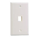 PANDUIT NK1FNWH VERTICAL FACEPLATE, 1 MODULE, WHITE