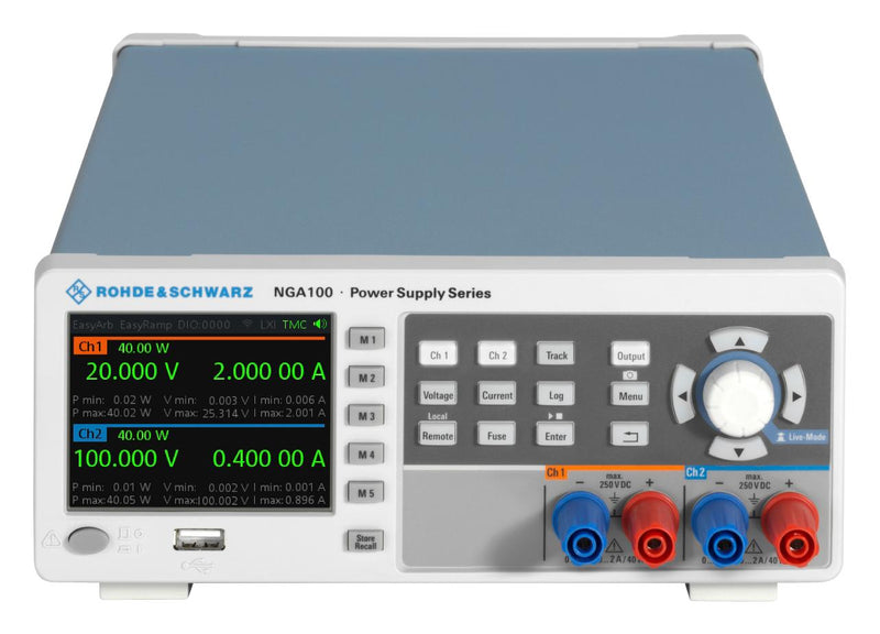 Rohde &amp; Schwarz NGA142COMB NGA142COMB Bench Power Supply Programmable 2 Output 0 V 20 6 A