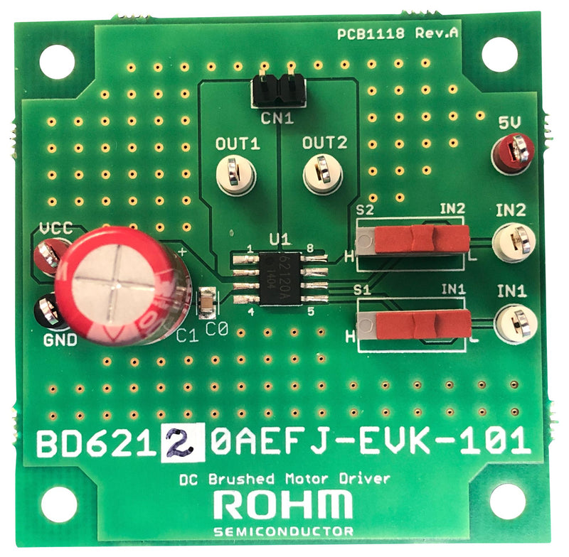 Rohm BD62120AEFJ-EVK-101 BD62120AEFJ-EVK-101 Evaluation Board BD62120AEFJ Power Management DC Brushed Motor