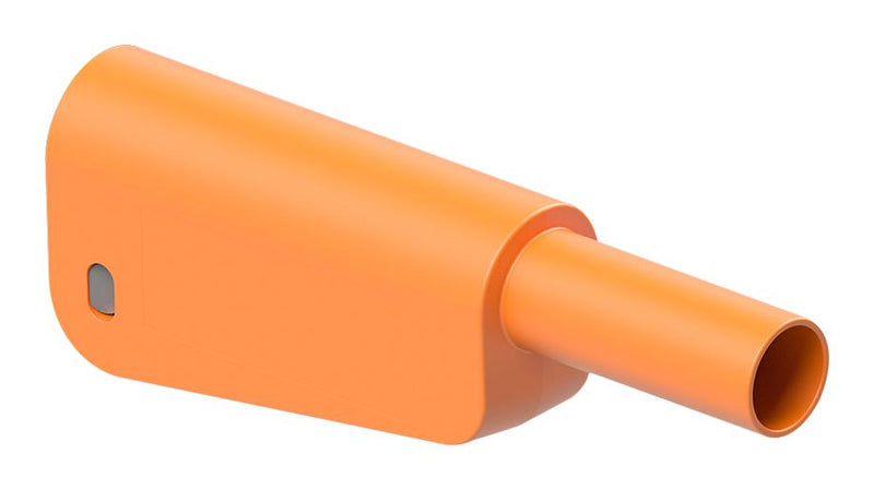 Staubli 66.2018-30 66.2018-30 Banana Test Connector Plug Cable Mount 19 A 1 kV Nickel Plated Contacts Orange