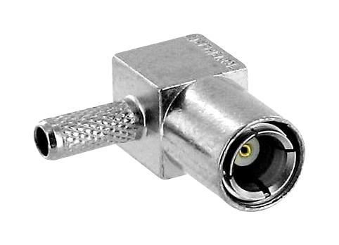 AMPHENOL RF 903-367P-51A2 RF / Coaxial Connector, SMB Coaxial, Right Angle Plug, Solder, 50 ohm, RG174, RG188A, RG316