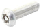 TR Fastenings M4 20 M7A2MC S50 BUT 2.5A/FSF M4 2.5A/FSF Security Screw Tamperproof Stainless Steel A2 Button Head Hex Socket mm