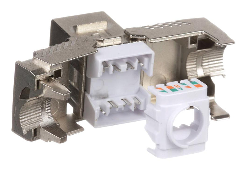 Panduit KJS6X88TC KJS6X88TC Modular Connector Punchdown Module RJ45 Wired Jack 1 x (Port) 8P8C Cat6a Cable Mount