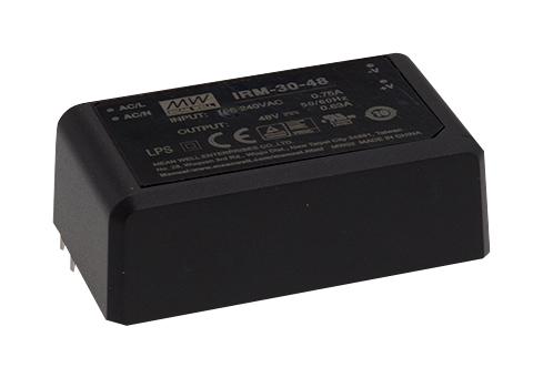 Mean Well IRM-30-24 IRM-30-24 AC/DC PCB Mount Power Supply (PSU) ITE 1 Output 30 W 24 VDC 1.3 A