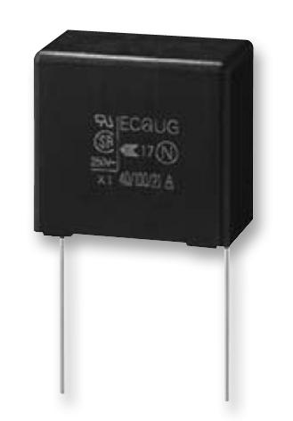 PANASONIC ECQUAAF224T1 Safety Capacitor, Metallized PP, Radial Box - 2 Pin, 0.22 &micro;F, &plusmn; 10%, X2, Through Hole