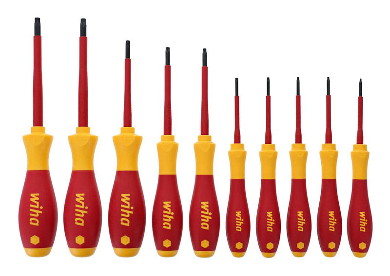 WIHA 32592 SCREWDRIVER SET, INSULATED, 10PC