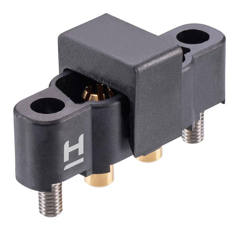 HARWIN KA1-MV20205M1 Rectangular Power Connector, 2 Contacts, Kona KA1 Series, PCB Mount, Through Hole Straight