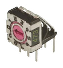 Apem P36THR103L508 P36THR103L508 Rotary Coded Switch Through Hole 16 Position 42 V Hexadecimal 100 mA