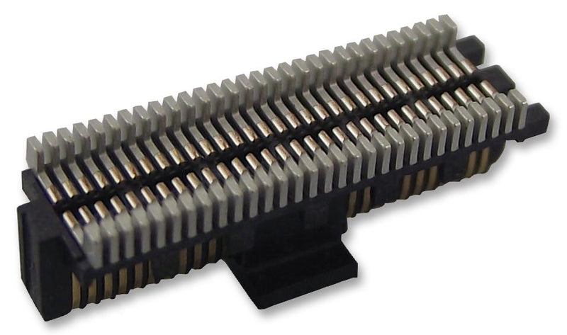 Samtec ERM5-050-02.0-L-DV-P-TR ERM5-050-02.0-L-DV-P-TR Mezzanine Connector Header 0.5 mm 2 Rows 100 Contacts Surface Mount Phosphor Bronze