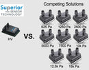 SUPERIOR SENSORS HV110 Pressure Sensor, Multi-range, 5 Pressure Ranges, 10 Inch-H2O, I2C Digital, SPI, Differential, 3.5 V HV110-SM02