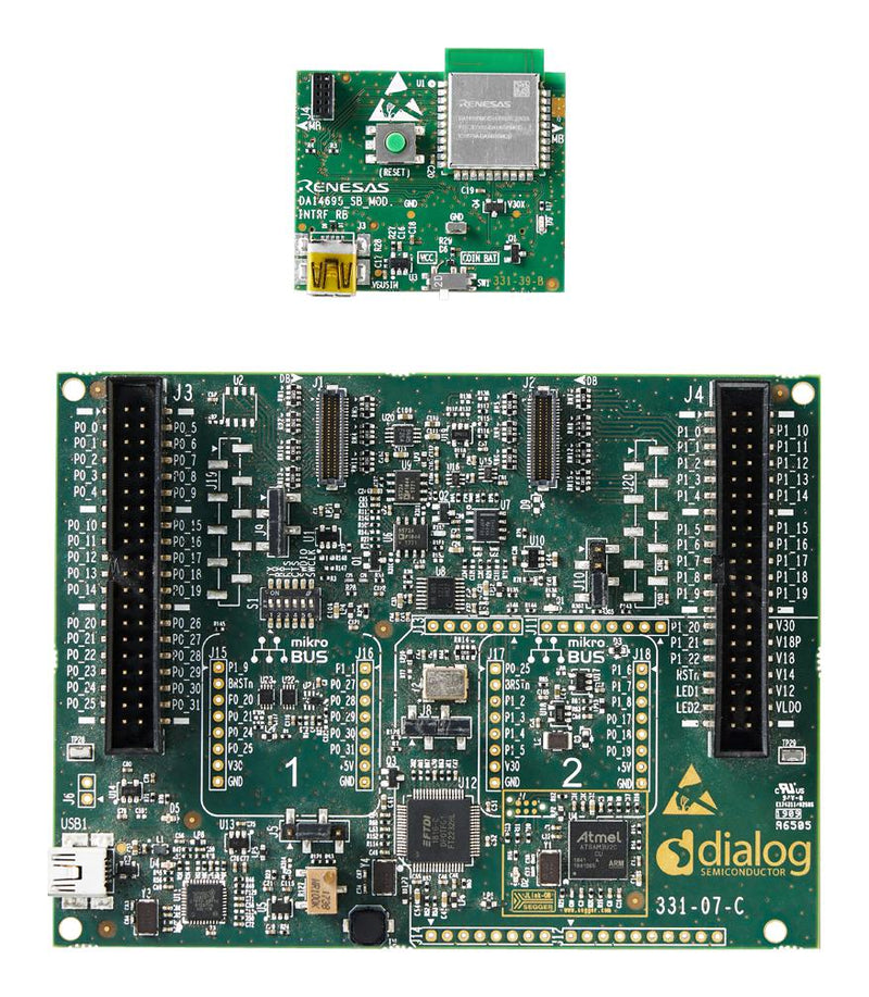 RENESAS DA14695MOD-00DEVKT-P Development Kit, Pro, DA14695, Bluetooth Low Energy, SoC, Wireless Connectivity