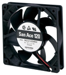 Sanyo Denki 9G1224H402 9G1224H402 DC Axial Fan 24 V Square 120 mm 25 Ball Bearing 88.3 CFM