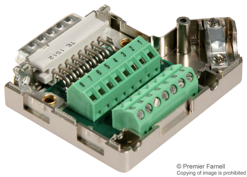 Phoenix Contact SUBCON 15/M-SH SUBCON 15/M-SH D Sub Connector Subcon Standard Plug 15 Contacts DA Screw