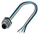 PHOENIX CONTACT 1411593 Sensor Cable, M12 Plug, Free End, 5 Positions, 500 mm, 19.6 " GTIN UPC EAN: 4046356936002 SACC-DSI-M12MS-5P-M16XL/0,5