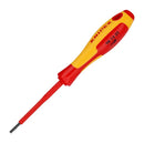 KNIPEX 98 13 25 Screwdriver, Hex, 2.5 mm Tip, 177 mm Length, Chrome Vanadium Steel